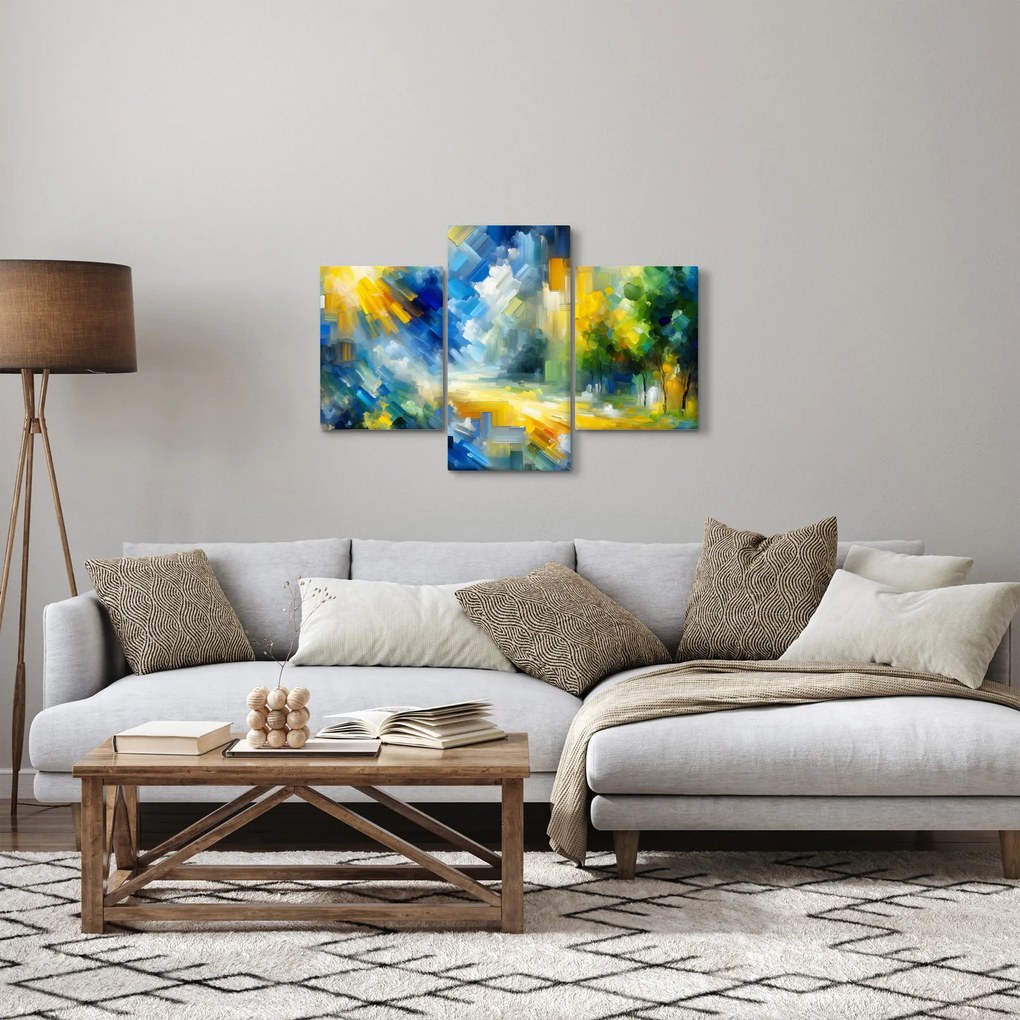 Tablou - Zi însorită abstractă (90x60 cm)