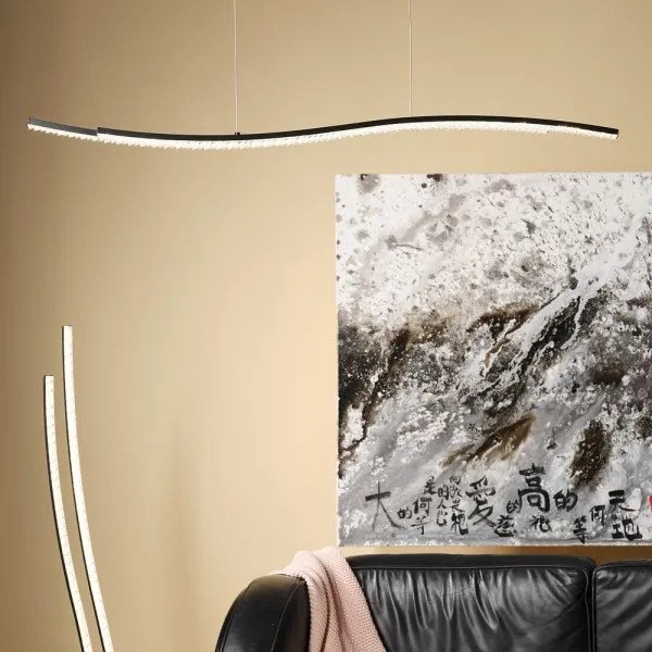 Lustră LED pe cablu ONLI ONDA LED/30W/230V 4000K negru