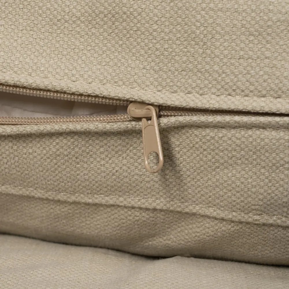 Canapea bej cu tapițerie din in 212 cm – Ixia