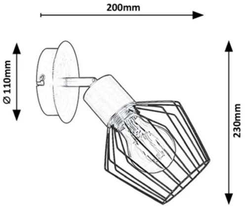 Aplică Rabalux 1xE27/40W/230V