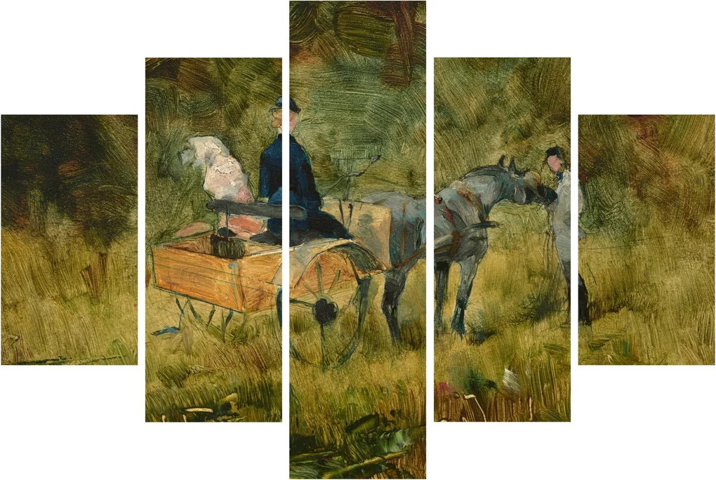 Tablou - Henri de Toulouse-Lautrec, The Trap, reproducere (150x105 cm)