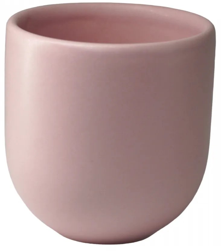 Pahar Cafea Novum Roz (Baby Pink , 250ml) Gresie Glazurata Manual