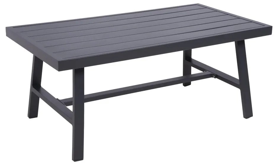 Set mobilier de grădină gri închis din aluminiu pentru 4 persoane Denia – Garden Pleasure