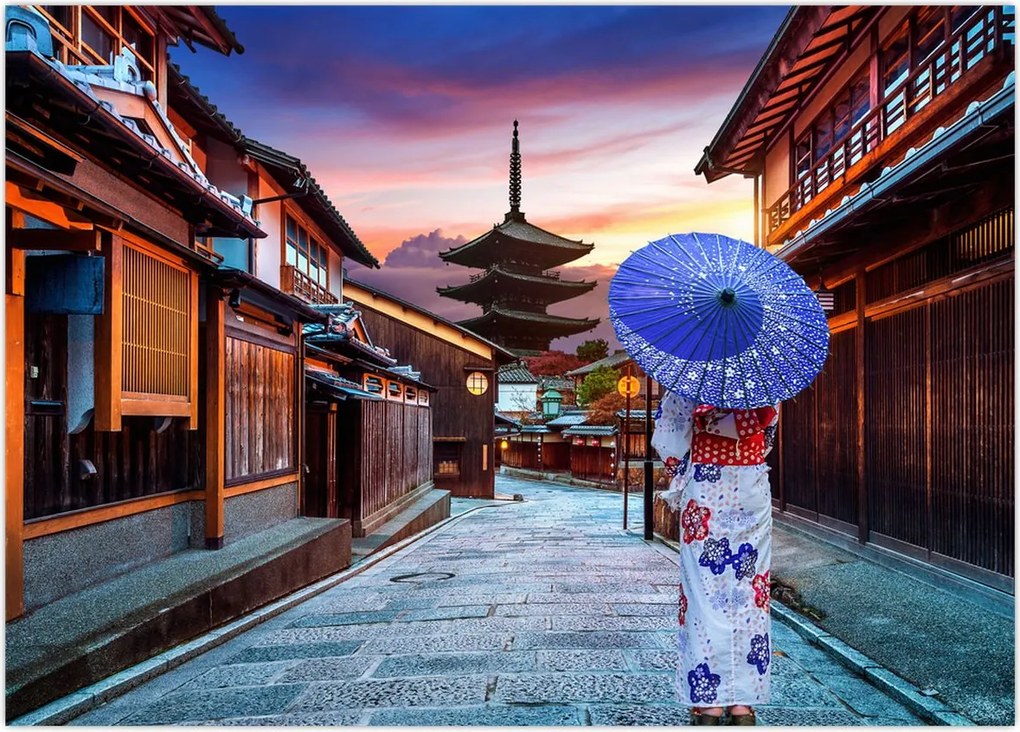 Tablou - Femeie asiatică (70x50 cm)