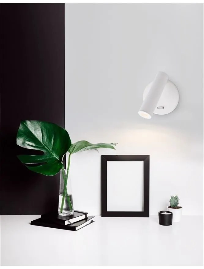 Aplica de perete cu Spot LED minimalist LAREDO negru
