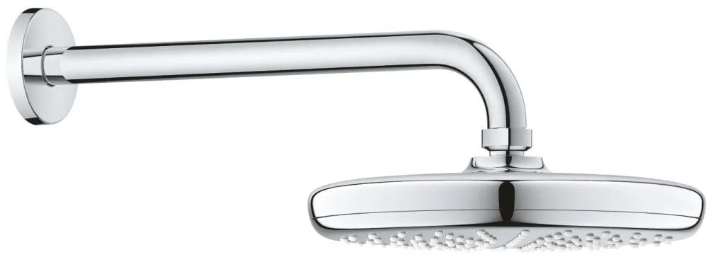 Palarie dus fix Grohe Tempesta 210, O21 cm cu brat, montaj pe perete