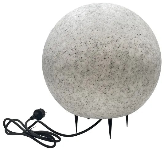 Lampă decorativă de exterior LUMISTONE 1xE27/15W/230V IP65 Ø 38 cm