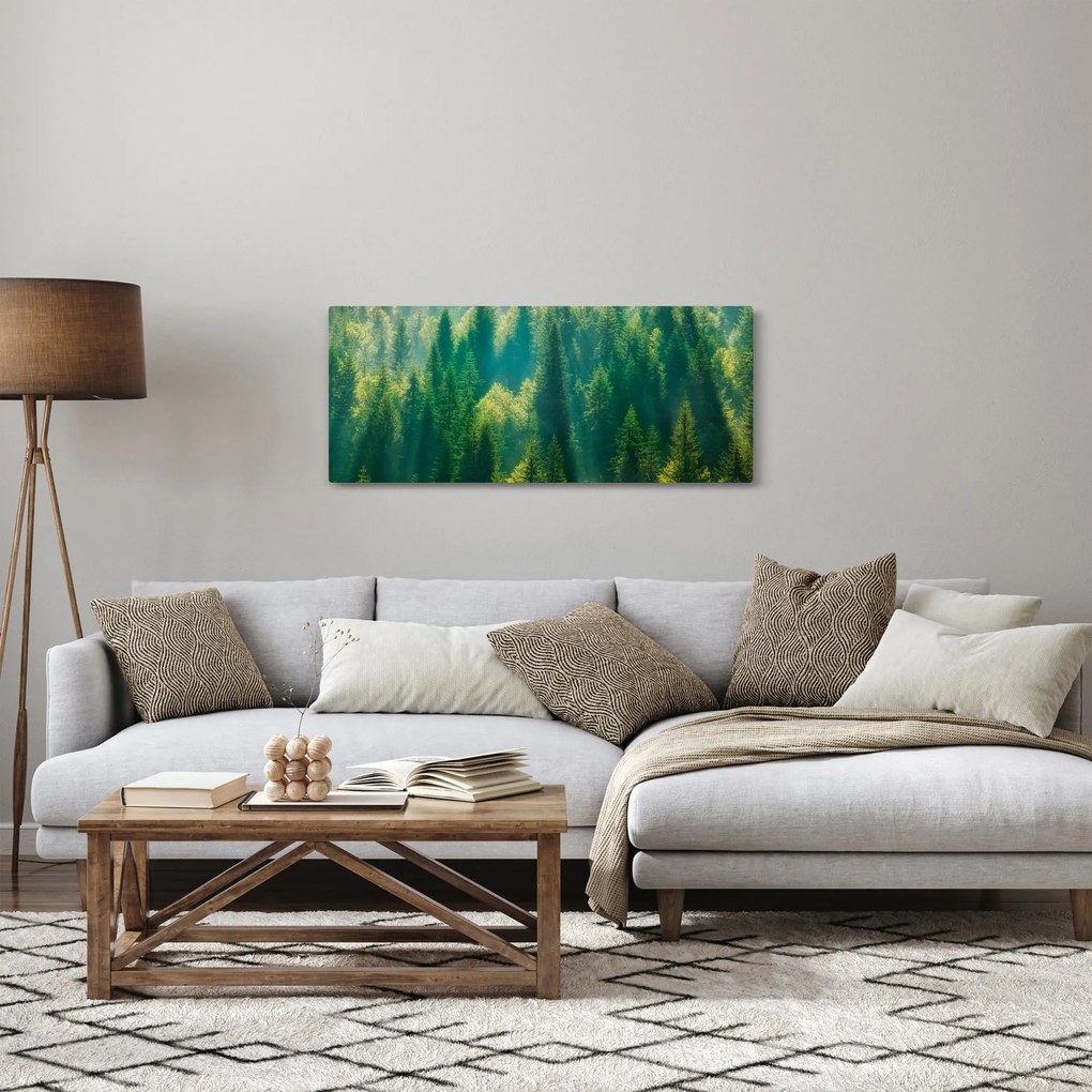 Tablou - Pădurea de brazi (120x50 cm)