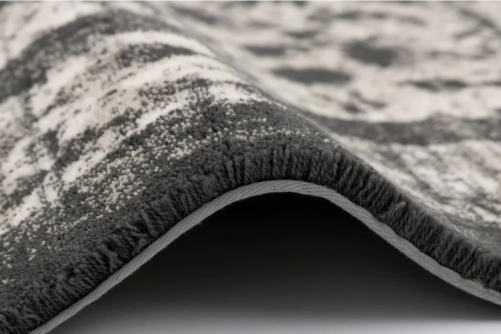 Covor gri antracit din lână 200x300 cm Agnus Classic – Agnella