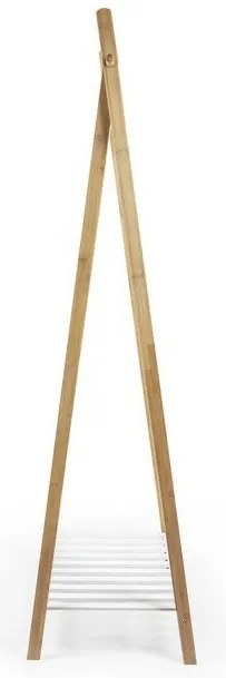 Suport haine Compactor Bamboo Stender, lemn natural