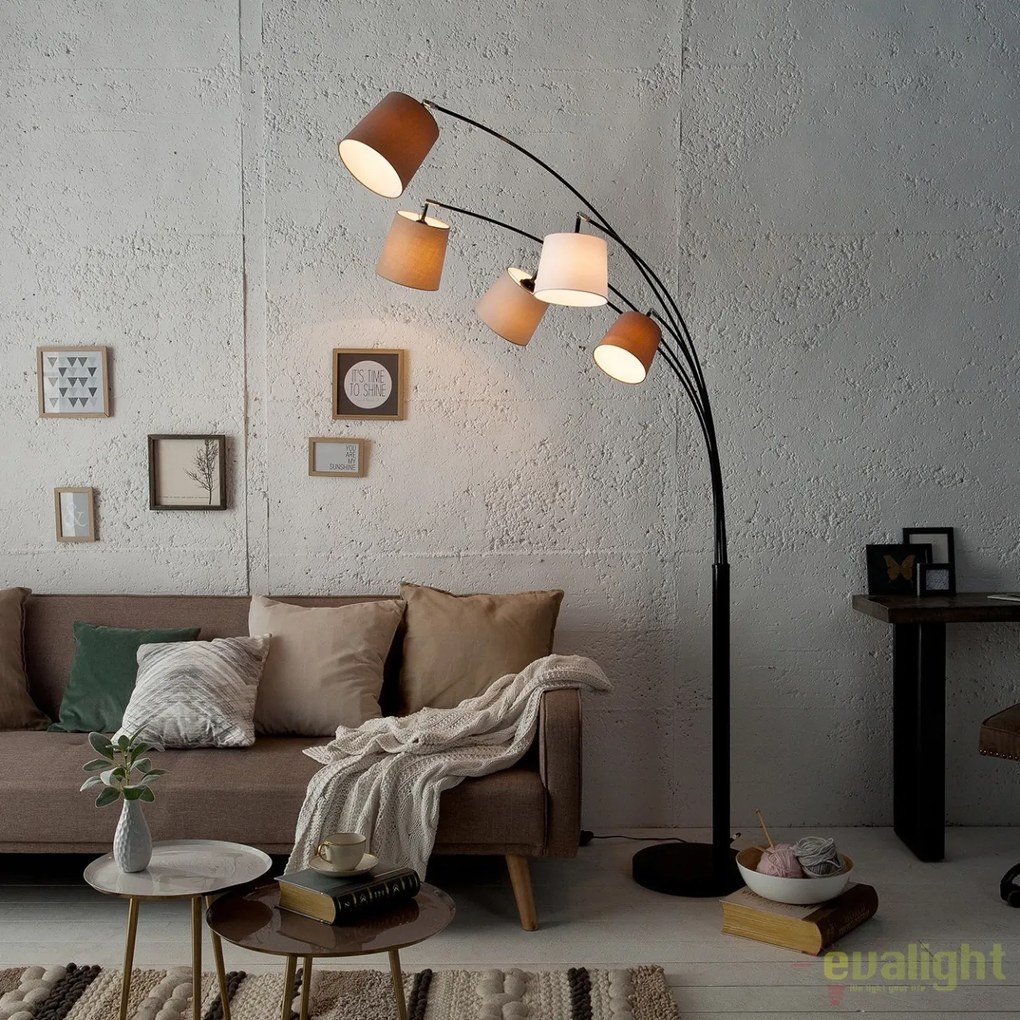 Lampadar elegant cu 5 brate Levels