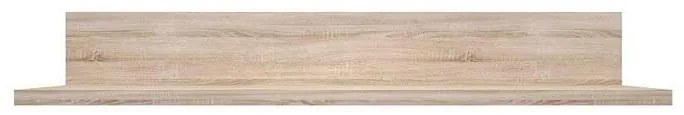 Raft suspendat NORTY, 127x20x22 cm, PAL Stejar Sonoma