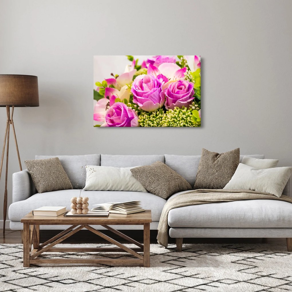 Tablou cu trandafiri (90x60 cm)