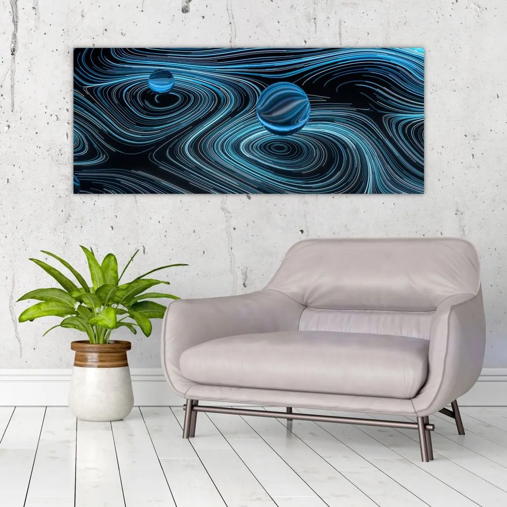 Tablou abstract (120x50 cm)