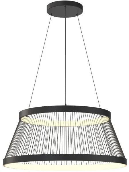 Lustră LED dimabilă Zuma Line MD3328-2M-3BT BALL LED/53W/230V 2700-6000K negru + telecomandă