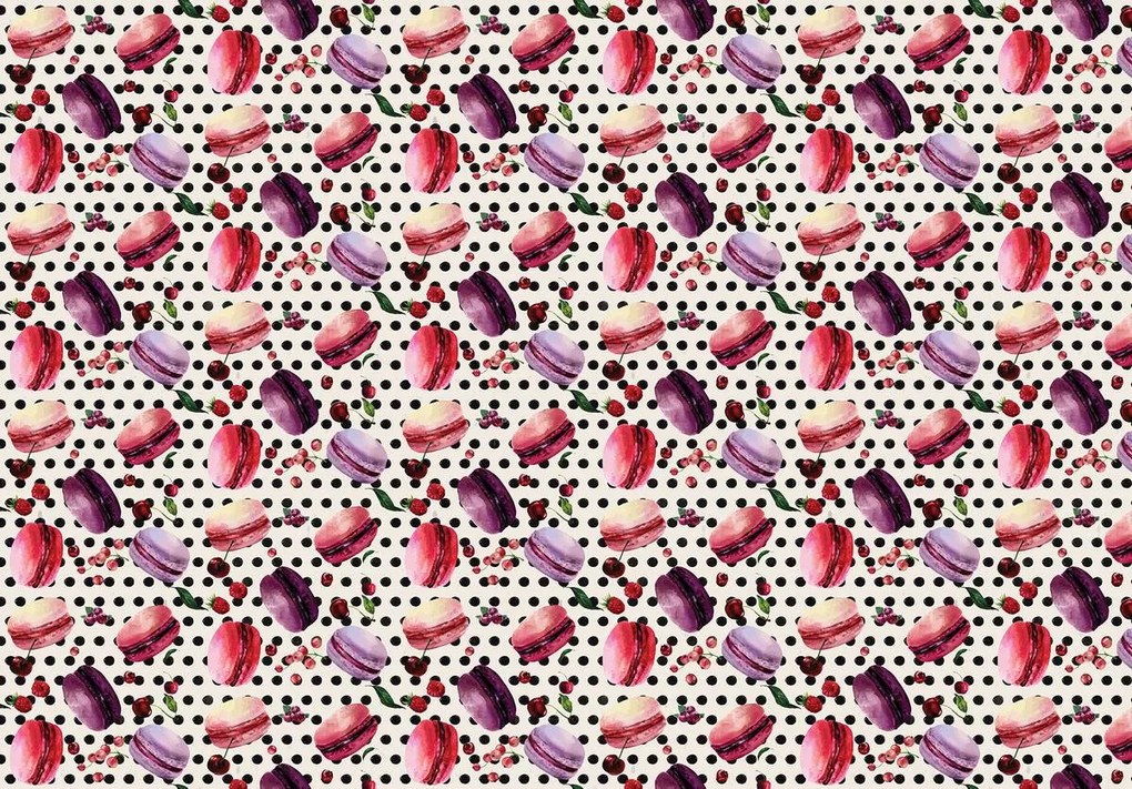 Fototapet - Macarons (254x184 cm)