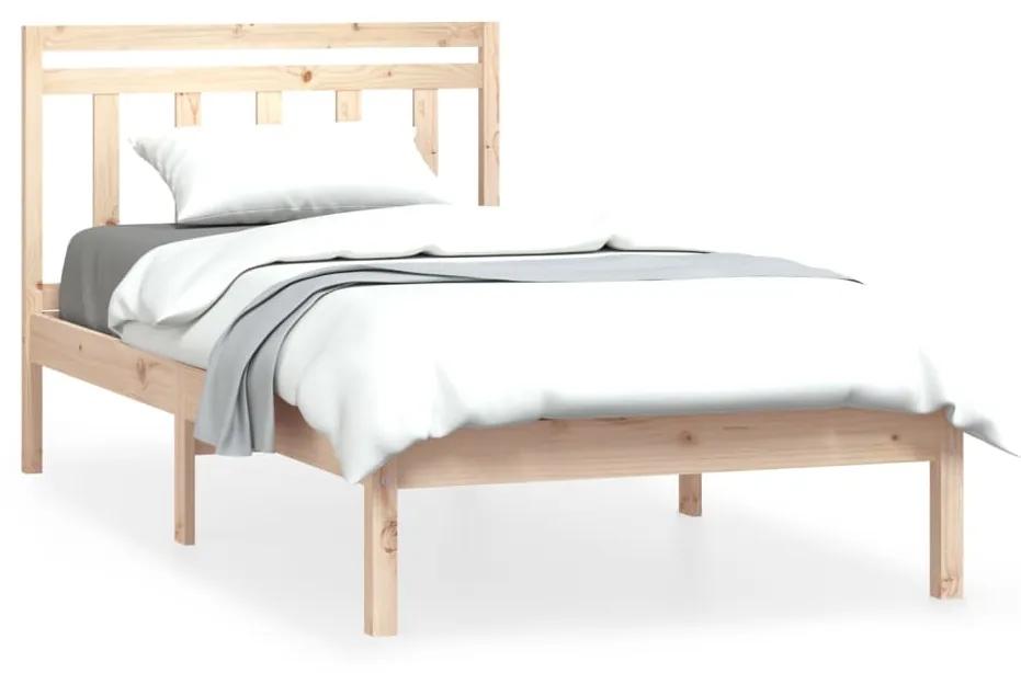 3100579 vidaXL Cadru de pat, 100x200 cm, lemn masiv de pin