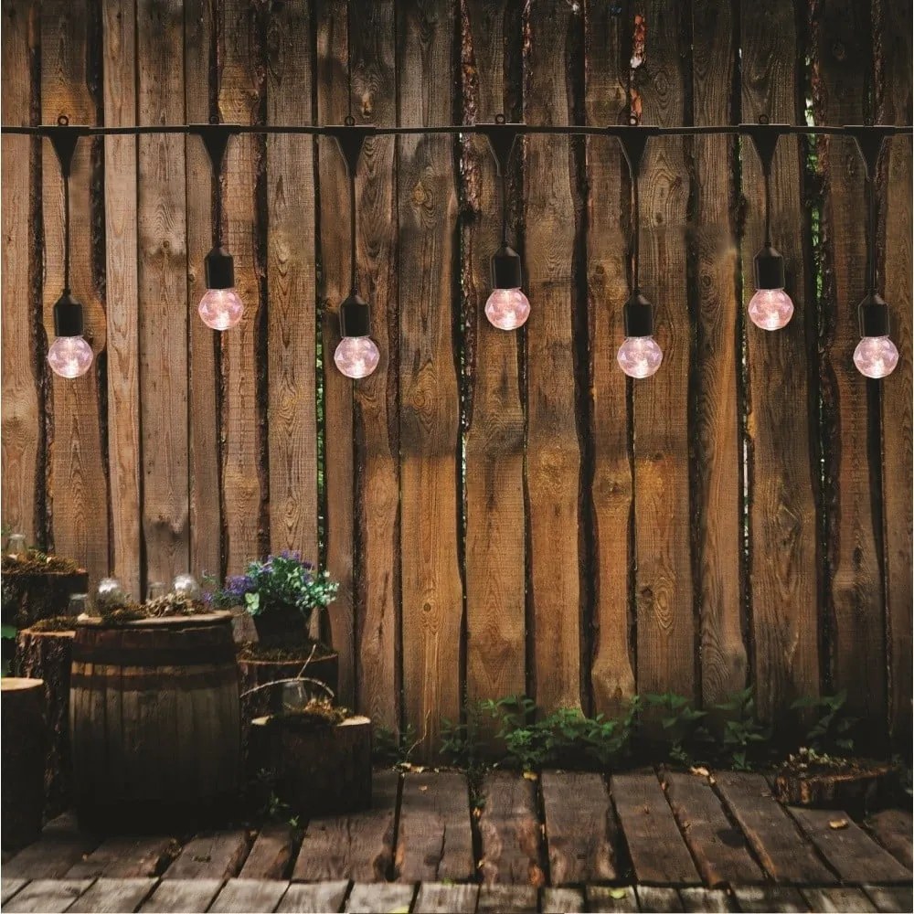 Ghirlandă luminoasă cu LED DecoKing Industrial Bulb, lungime 8 m, 10 beculețe