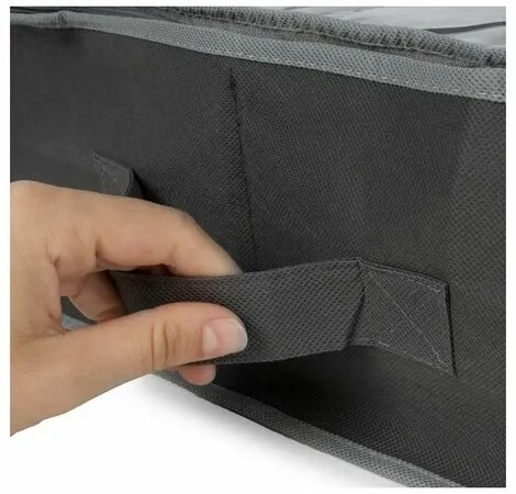 Compactor Organizator pentru pantofi Dora, 76 x 60x 15 cm, gri închis