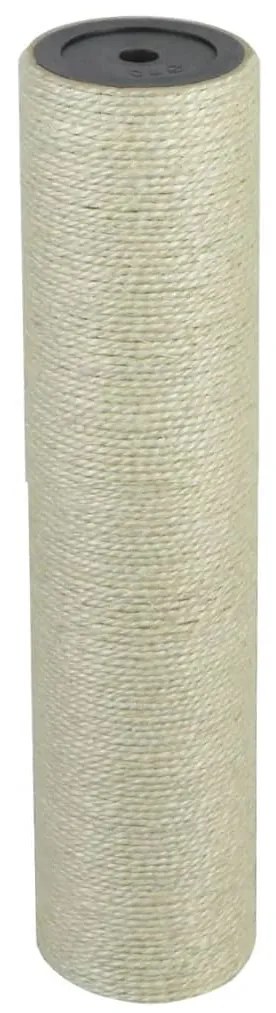 vidaXL Ansamblu de joacă pentru pisici 8x35 cm, 10 mm Bej