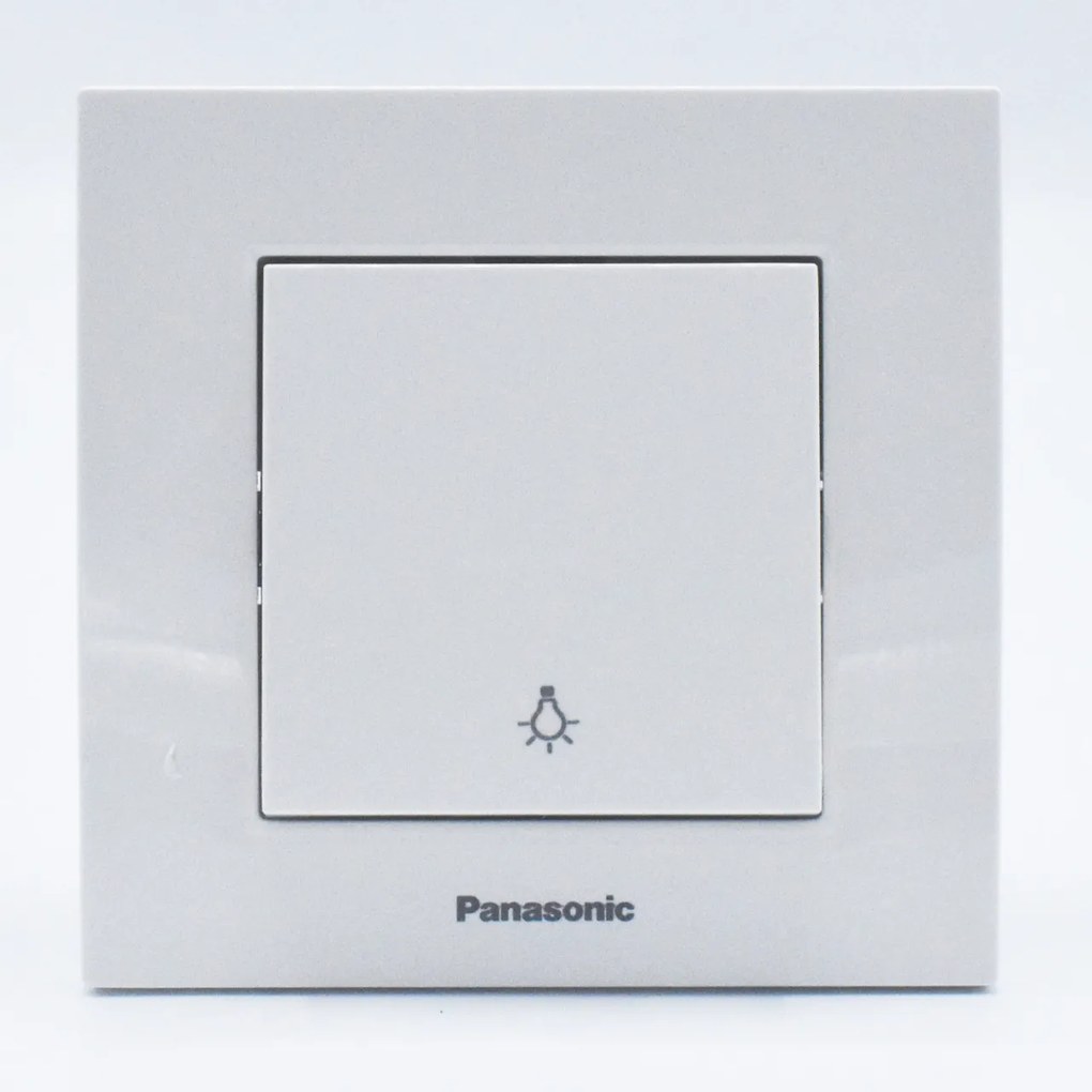 Intrerupator cu revenire Karre Plus Panasonic, ST, alb