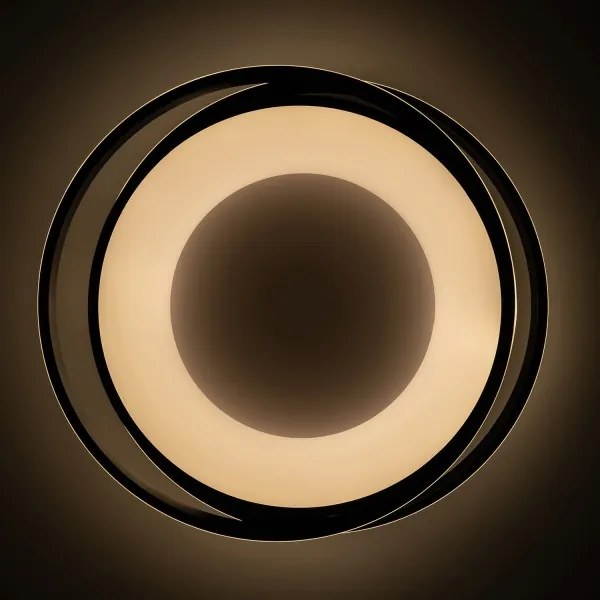 BRILAGI - Plafonieră LED dimabilă FLARE LED/84W/230V 47x51 cm neagră + telecomandă