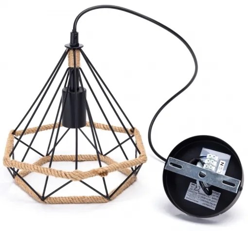 Lustră pe cablu Aigostar 1xE27/60W/230V