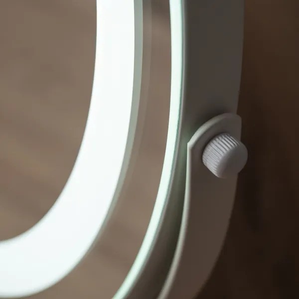 BRILAGI - Oglindă de machiaj LED cu reglaj al luminozității CALIFORNIA LED/17W/230V, Ø 42 cm, albă