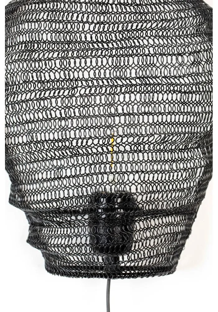 Aplică de perete White Label Lena, negru