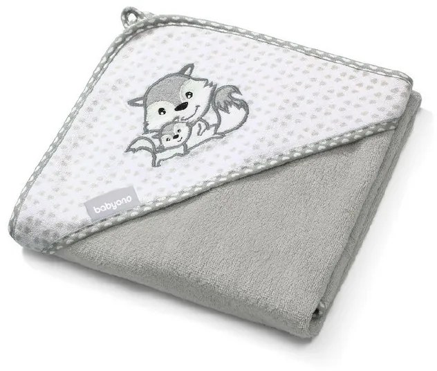 Prosop cu glugă din fibra de bambus, 100x100 cm, 346/03, Babyono