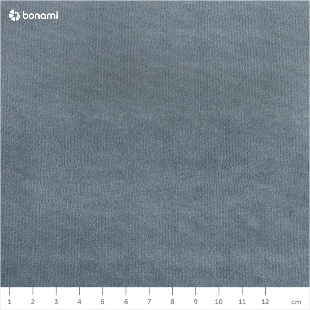 Pat matrimonial albastru deschis tapițat cu spațiu de depozitare cu somieră 180x200 cm Elio – Milo Casa