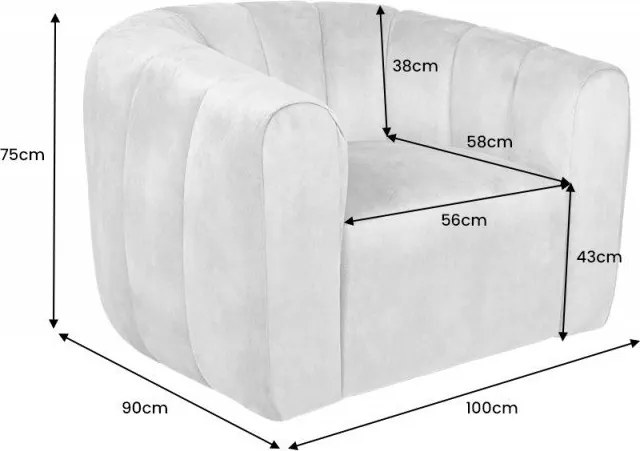 Fotoliu pivotant design elegant Babylon, gri inchis