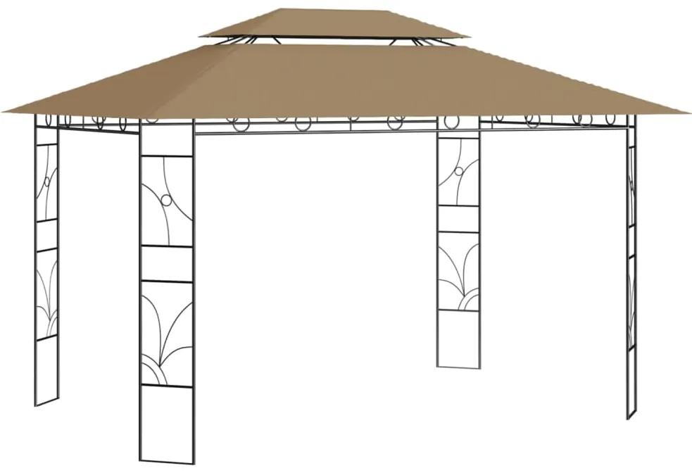 Pavilion, gri taupe, 4x3x2,7 m, 160 g m   Gri taupe
