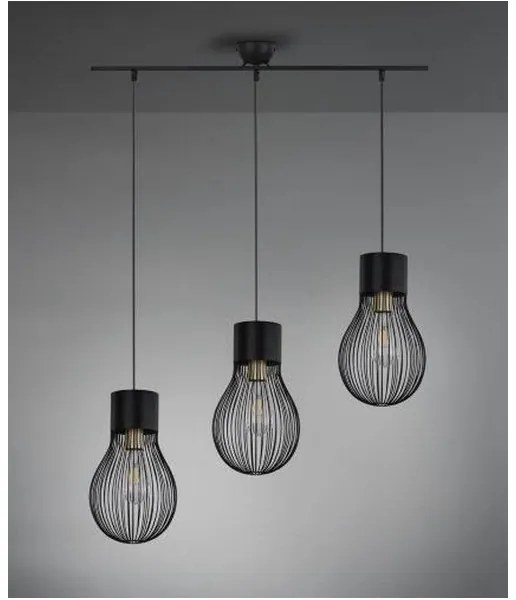 Lustră pe cablu DAVE 3xE27/40W/230V Reality