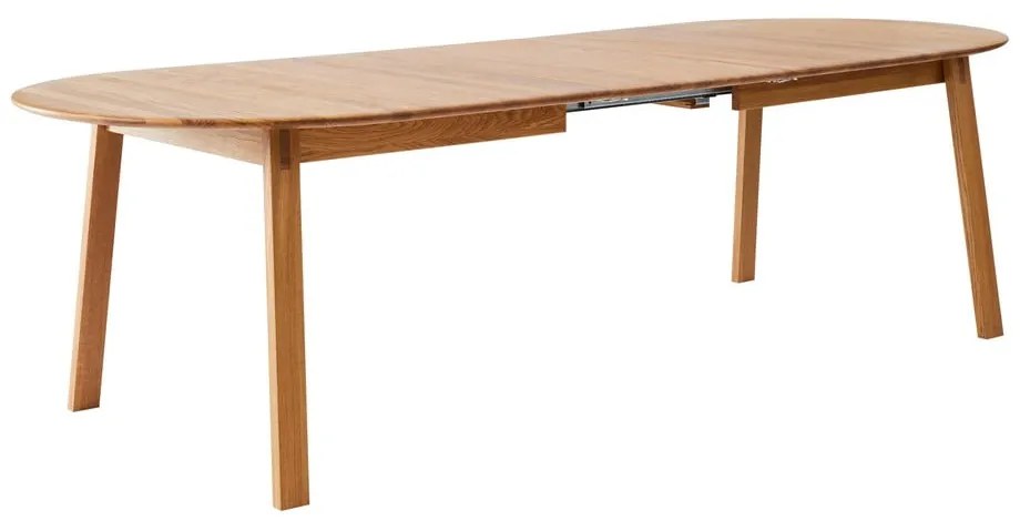 Masă de dining în culoare naturală extensibilă din lemn de stejar 100x220 cm Amalfi – Hammel Furniture