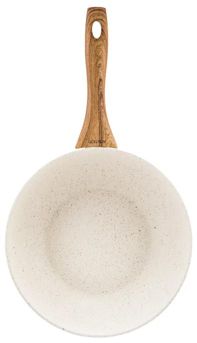 Tigaie wok invelis stone effect 26cm
