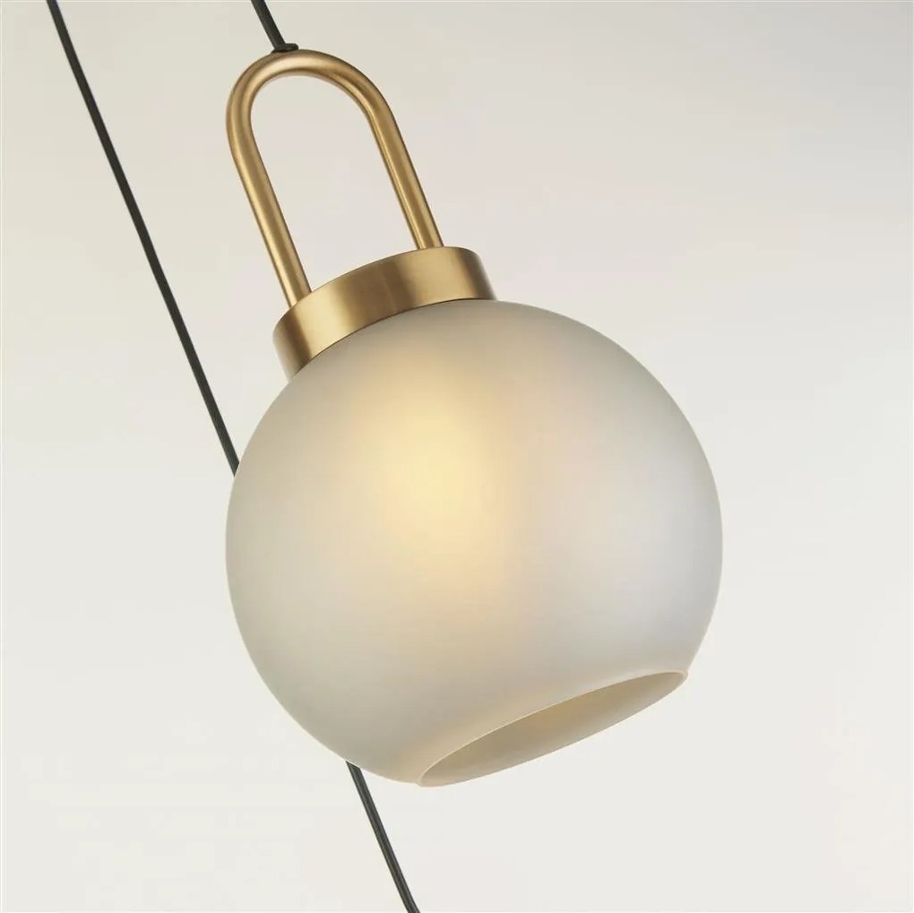 Lustra cu 3 pendule design modern Snowdrop