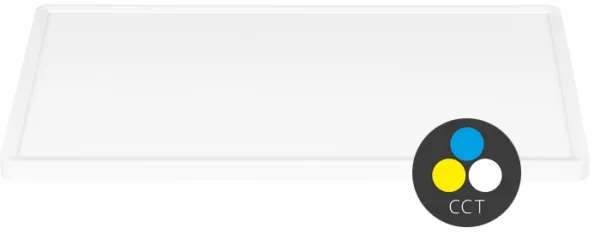 Plafonieră LED Ecolite W008S-CCT/50W/BI TERY LED/50W/230V IP40 alb