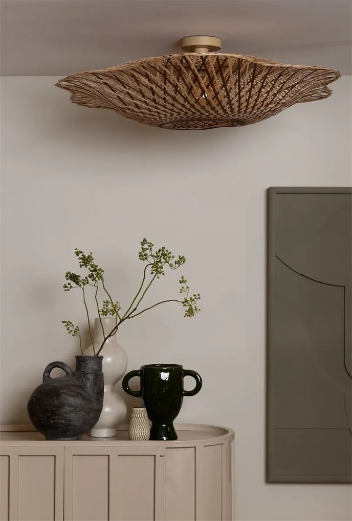 Plafoniera Eco, Bambus, Madura nat/brown, L