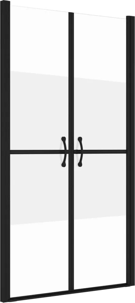 vidaXL Ușă cabină de duș, jumătate mată, (78-81)x190 cm, ESG