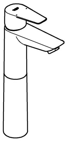 GROHE BAUEDGE baterie pentru lavoar cu pipa de 304 mm, crom lucios - 32860001