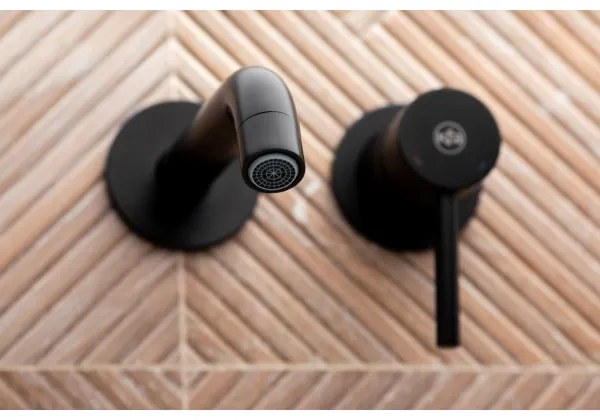 Baterie de lavoar pentru instalare ascunsă KFA Armatura 5039-810-81 MOZA negru mat