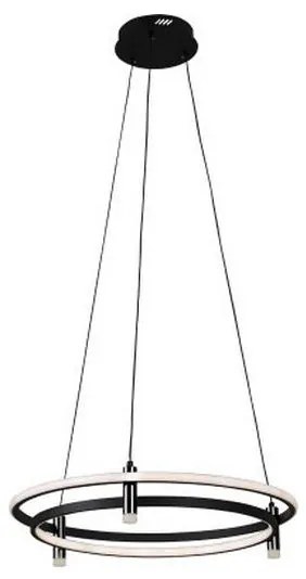 Lustră LED reglabilă suspendată pe cablu, 100W, 230V, 3000–6500K, Ø 60 cm, cu telecomandă