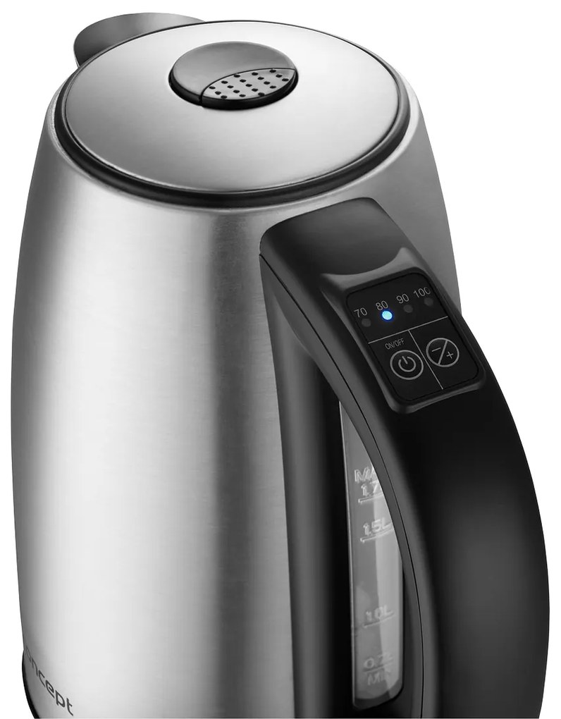 Ceainic Concept RK3350 din oțel inoxidabil cucontrol al temperaturii