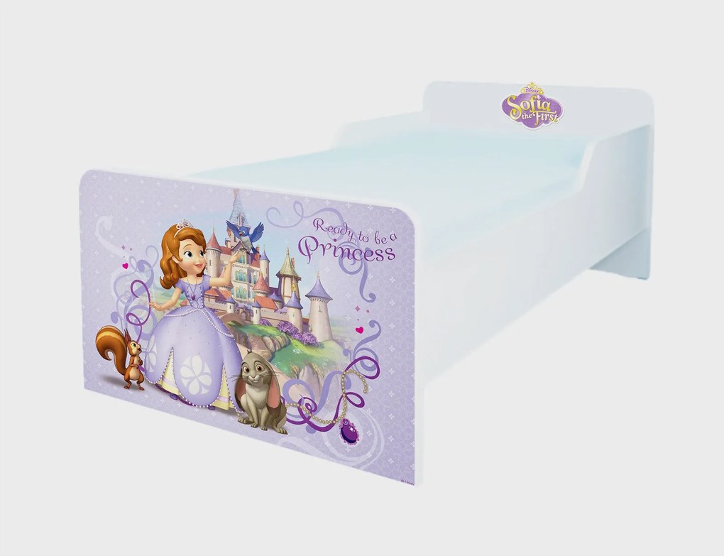 Patut copii de gradinita cu Sofia Mic 2-6 ani 130x60 cm Simplu Fara saltea CMG51900304458068