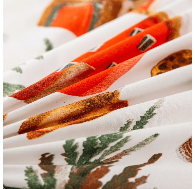 Lenjerie de pat din microfibra FESTIVE MAGIC albă Dimensiune lenjerie de pat: 2 buc 70 x 90 cm | 200 x 220 cm