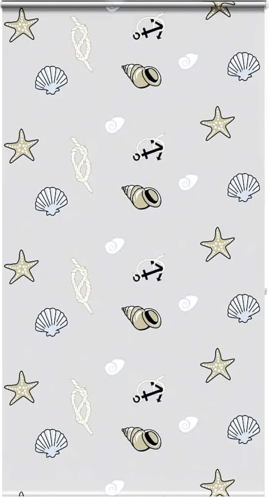 vidaXL Jaluzea cu role de duș cu casetă 140x240 cm lățime materială