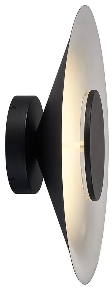 Aplica LED de perete iluminat ambiental ORION 24W negru/alb