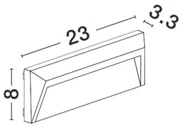 Spot LED ambiental scari de exterior IP65 Luton NVL-8403622