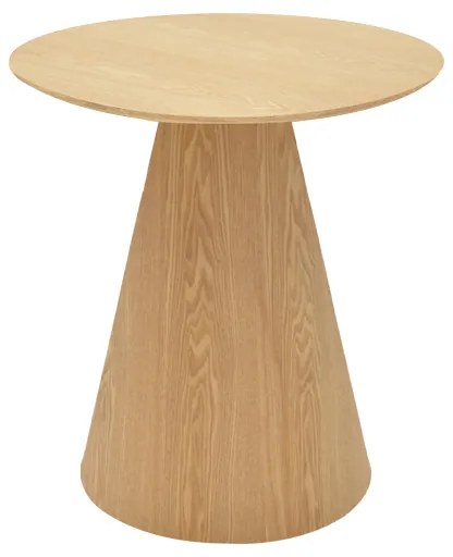 Masutea Cafea Donna MDF Stejar Sonoma, Diametru 45 Cm